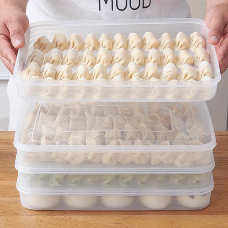 Kitchen Gadgets Organizer - Transparent Kitchen Storage Box Refrigerator Organizer