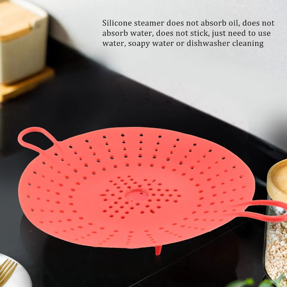 Reusable Silicone Steamer Bask - Silicone Steamer Basket 评论和价格