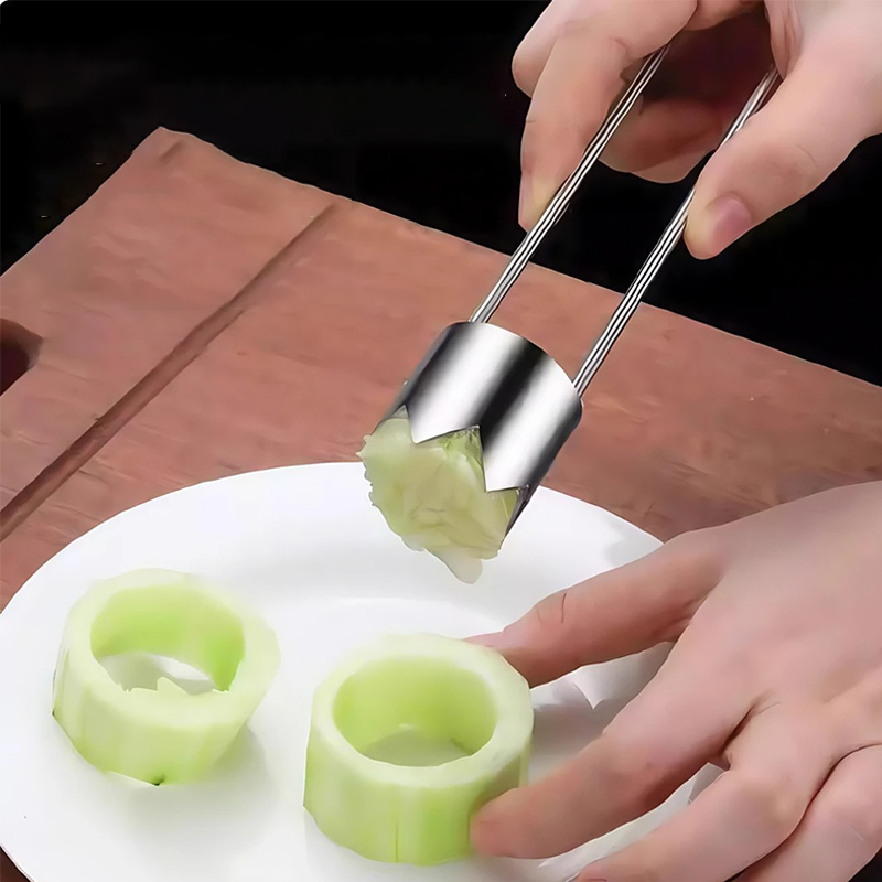 Stainless Steel Fruit Core Rem - Kitchen Gadgets Tools 评论和价格