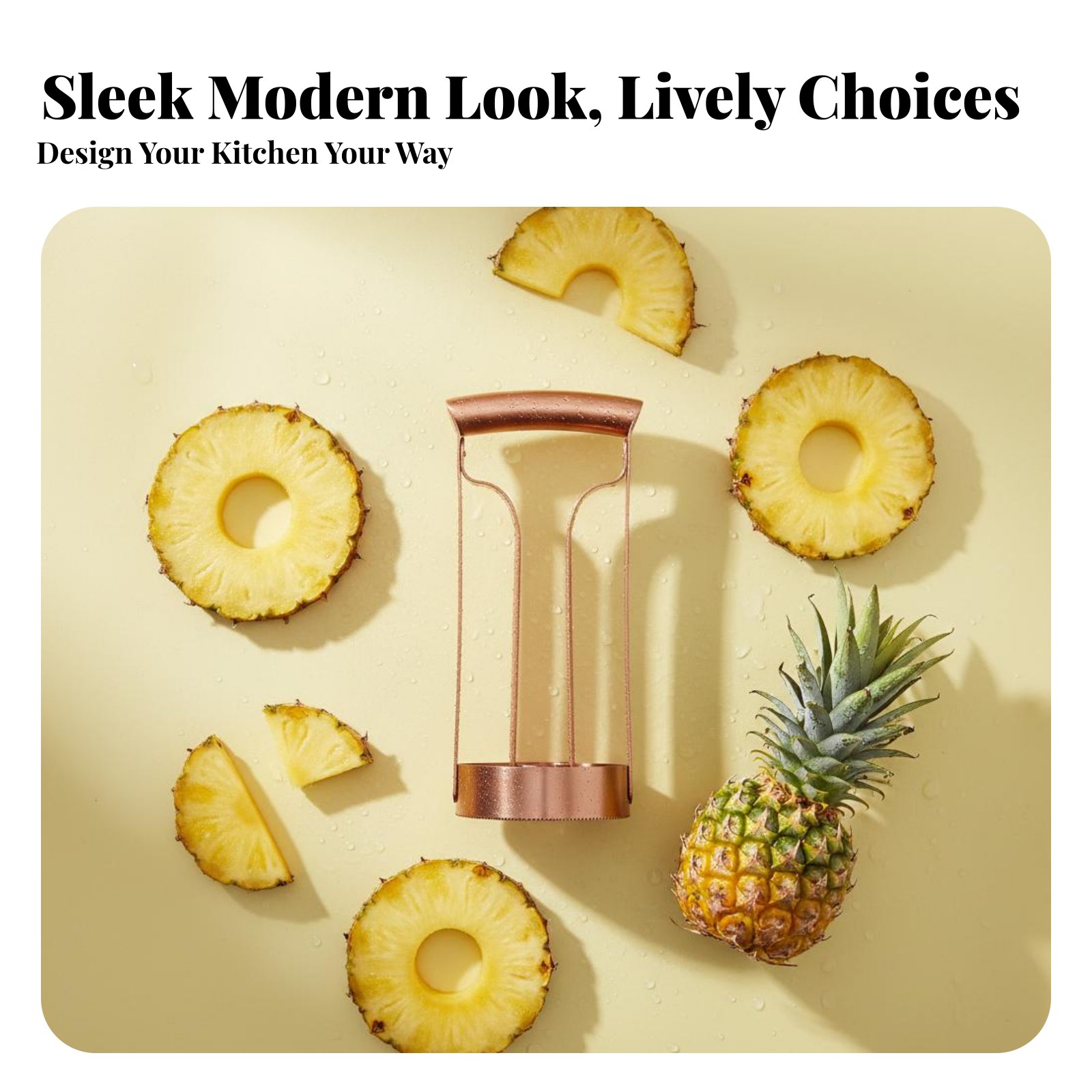 Stainless Steel Pineapple Cutt - Kitchen Gadgets Tools 评论和价格