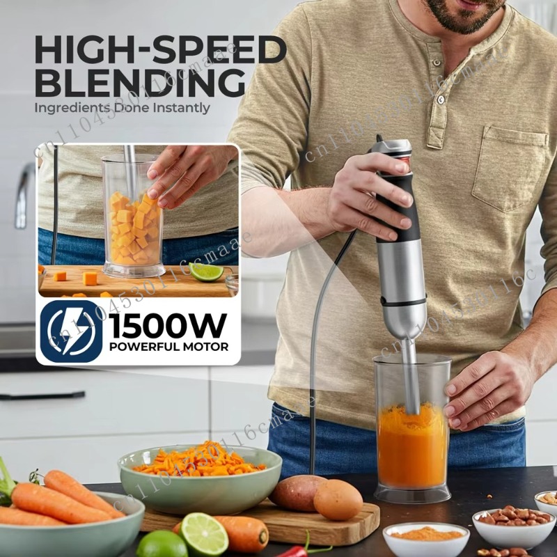 6-in-1  1200W Powerful Hand Bl - Immersion Blender Stick 评论和价格