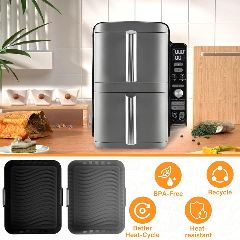 New Air Fryer Silicone Liners  - Silicone Steamer Basket 评论和价格