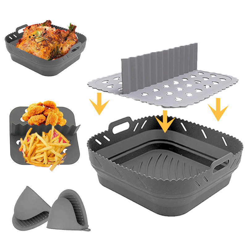Air Fryer Silicone Shape Baske - Silicone Steamer Basket 评论和价格