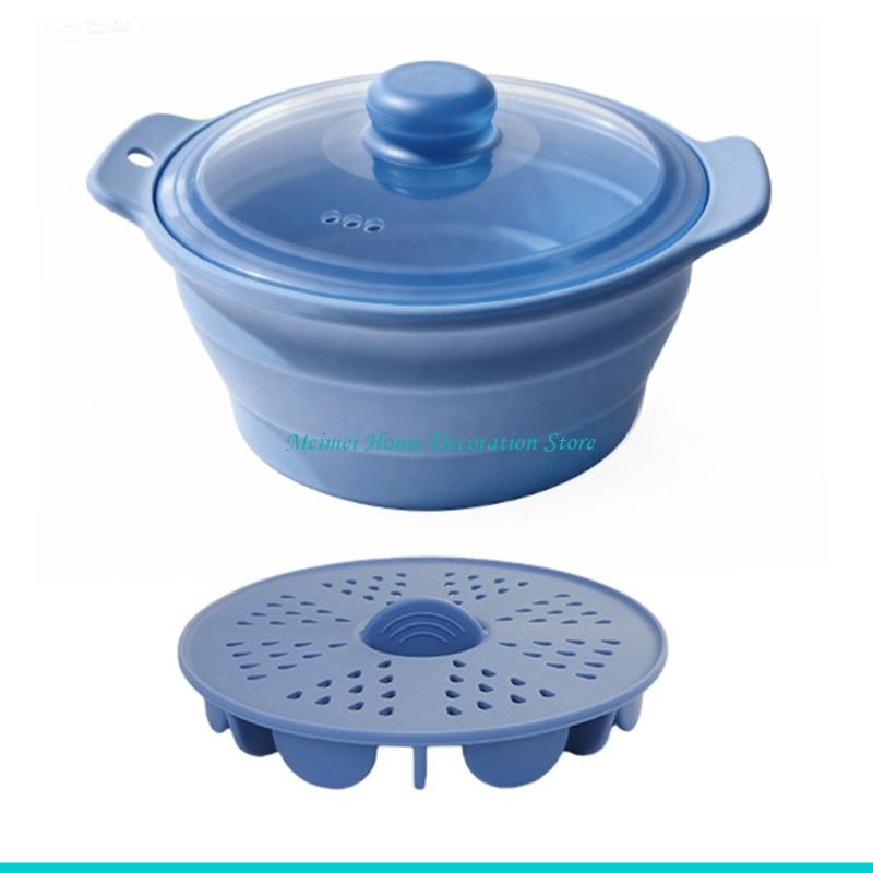 H7BF Foldable Silicone Steamer - Silicone Steamer Basket 评论和价格