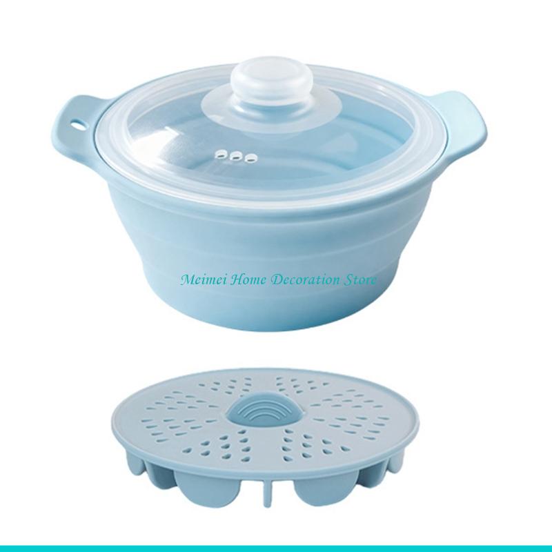 H7BF Foldable Silicone Steamer - Silicone Steamer Basket 评论和价格