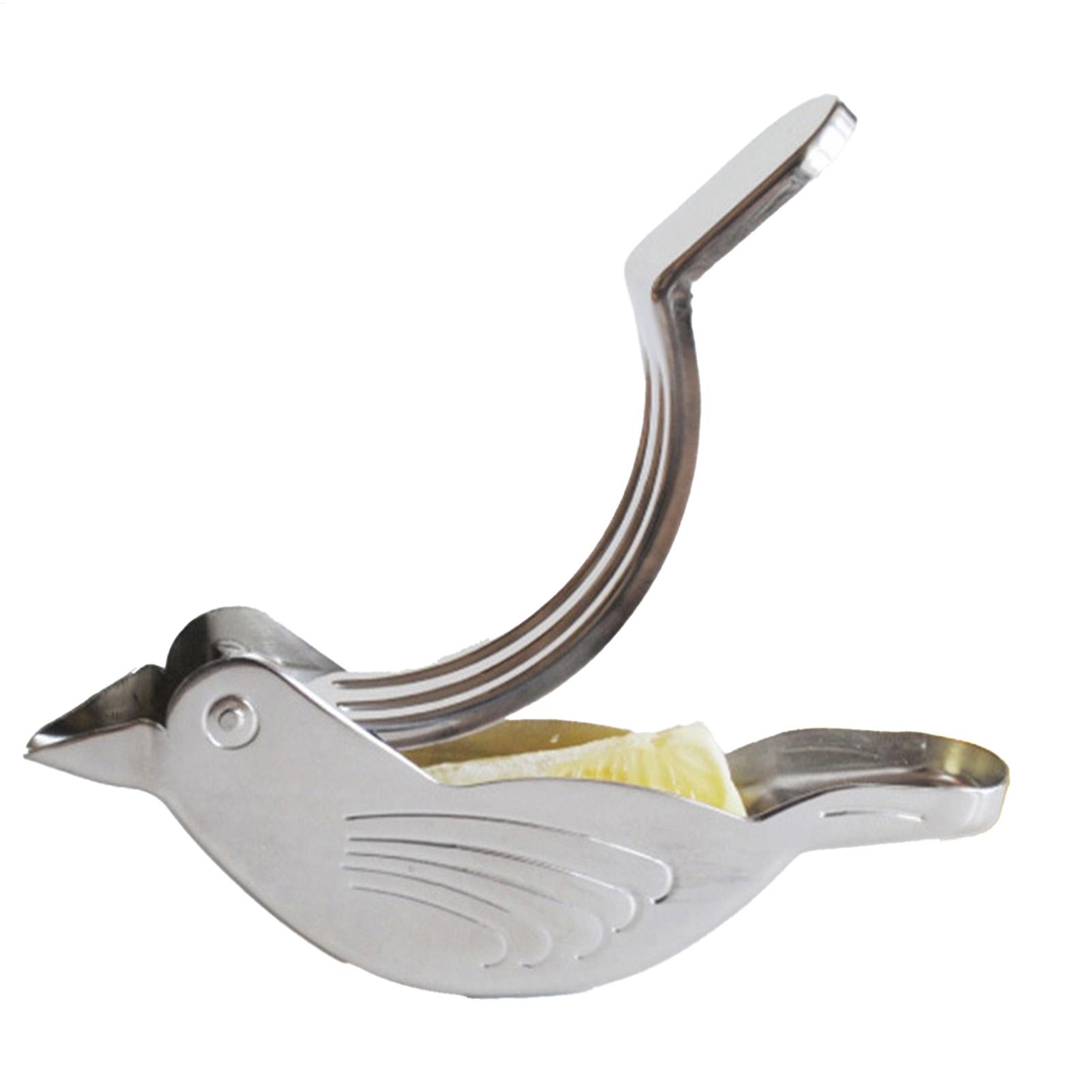 Silver Bird Shape Lemon Juicer - Citrus Lemon Squeezer 评论和价格