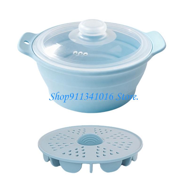Silicone Steamer with Steam Ba - Silicone Steamer Basket 评论和价格