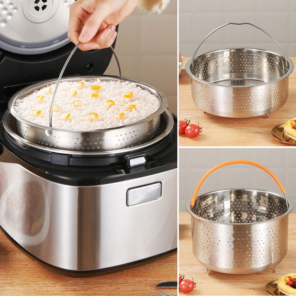 Stainless Steel Food Steamer K - Silicone Steamer Basket 评论和价格