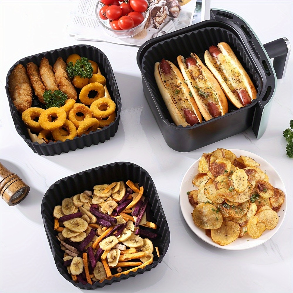 Air Fryer Silicone Liners Squa - Silicone Steamer Basket 评论和价格