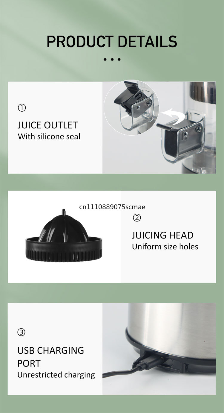 USB‑Charged Portable Electric  - Citrus Lemon Squeezer 评论和价格