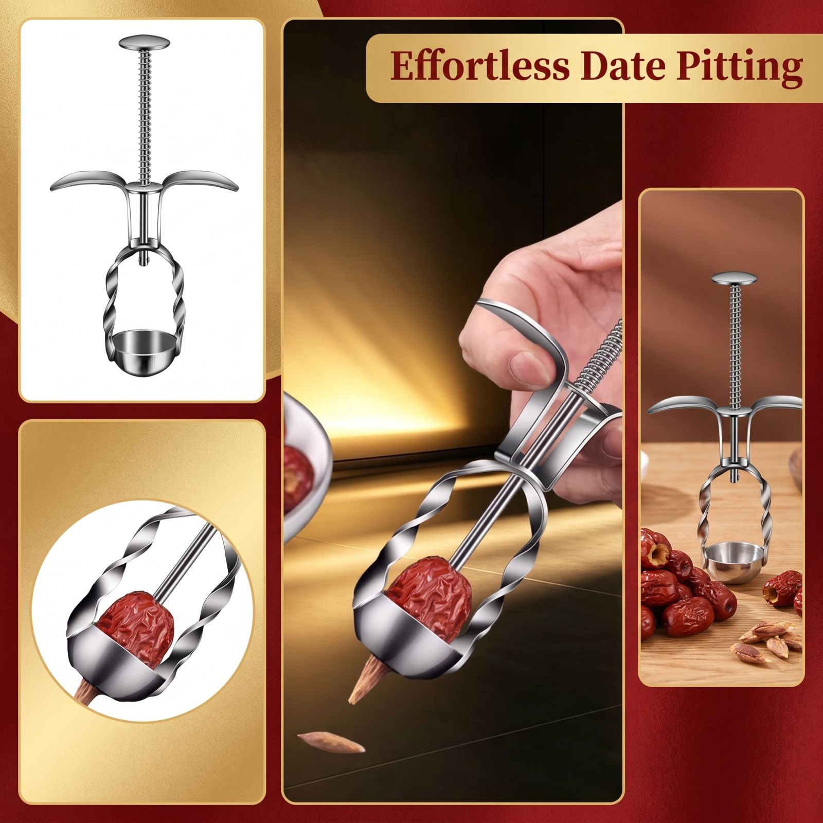 Stainless Steel Red Date Pitte - Kitchen Gadgets Tools 评论和价格