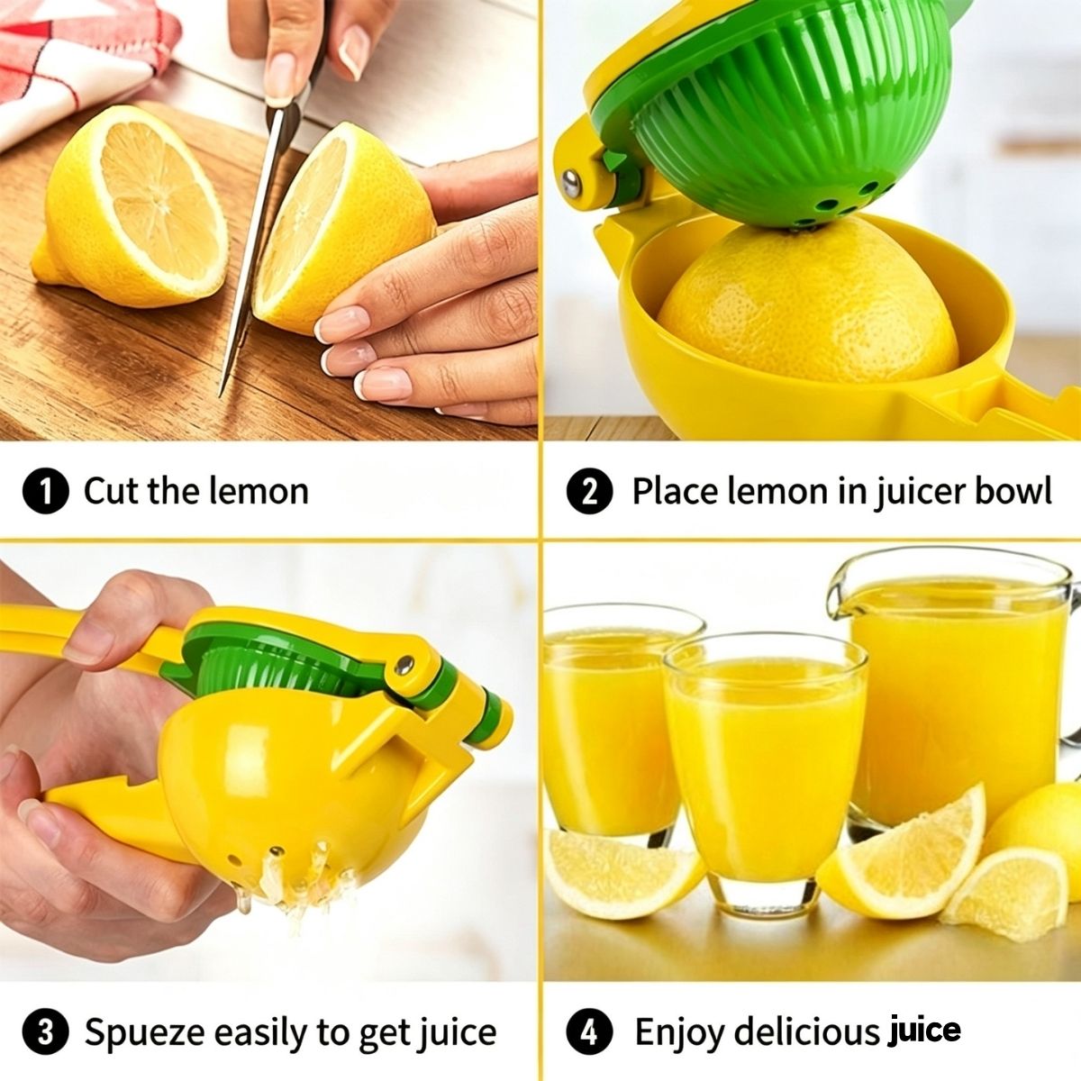 Metal Hand Press Citrus Juicer - Citrus Lemon Squeezer 评论和价格