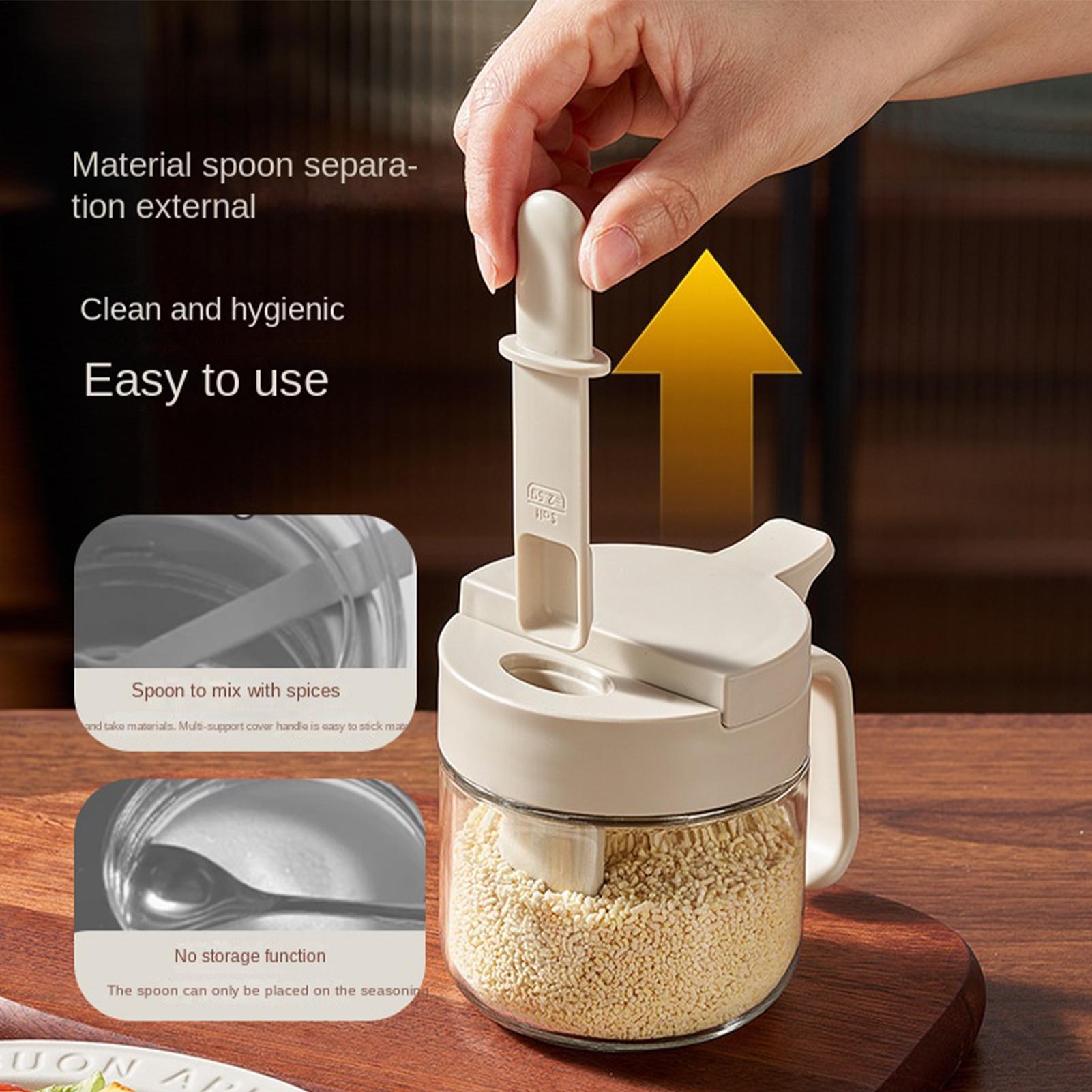 Seasoning Jar Leak-Proof Salt  - Kitchen Gadgets Organizer 评论和价格